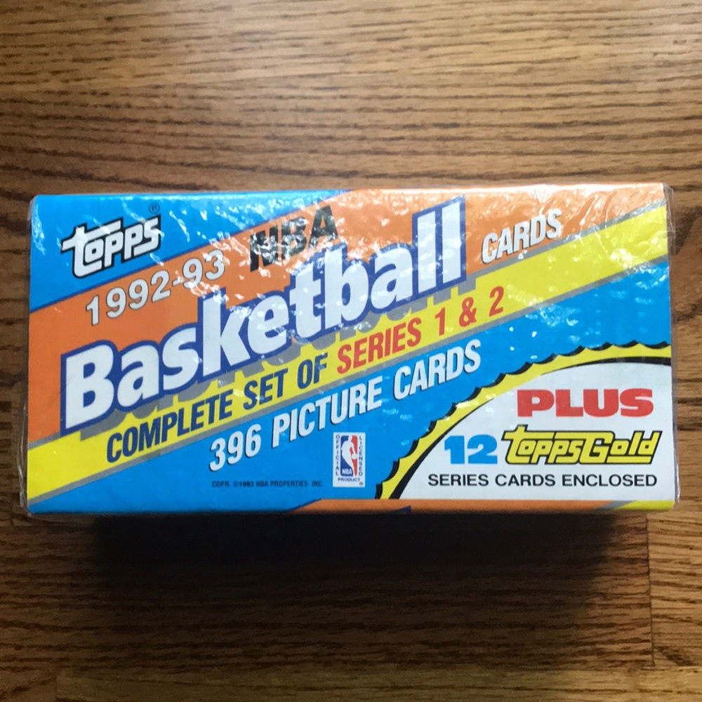 Sealed Unopened Set of 1992-1993 Topps Basketball